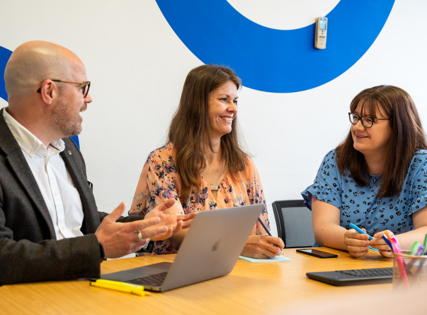 Hewett team meeting photo